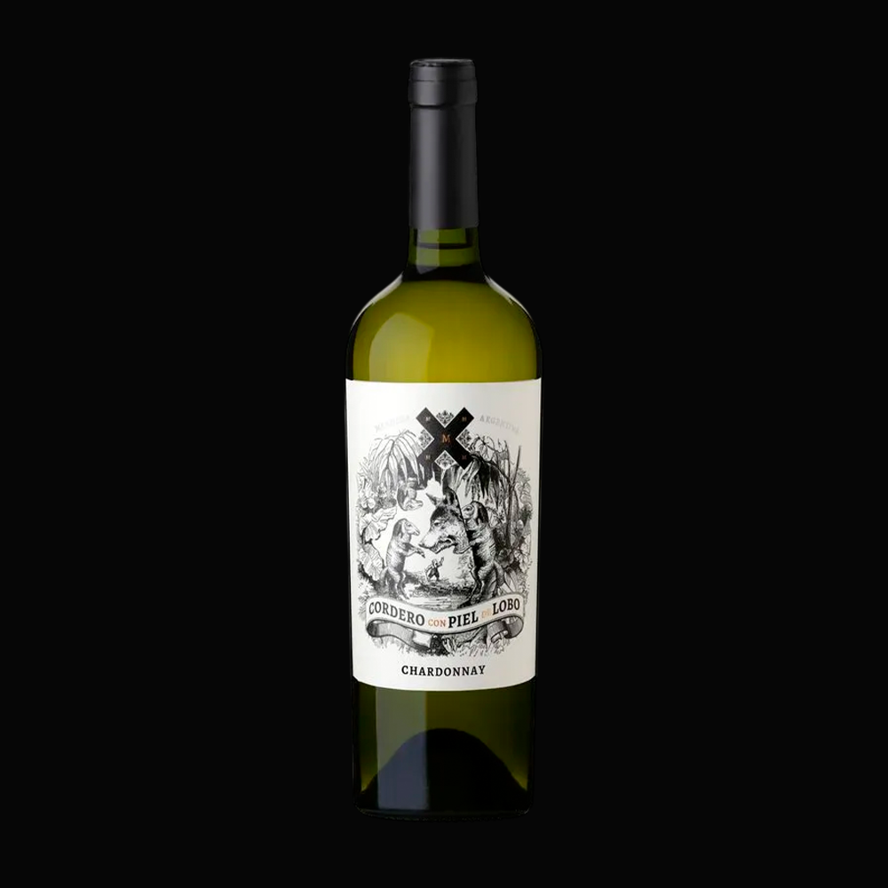 Vinho chileno Cordero Con Piel de Lobo Chardonnay garrafa 750ml